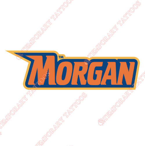 Morgan State Bears Customize Temporary Tattoos Stickers NO.5207